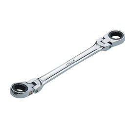 Kyoto Machine Tools (KTC) Ratchet Glasses Wrench (Double Headed Oscillating Type) 0.4 x 0.5 inches (11 x 13 mm) MR11113F