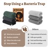 3 Pcs African Net Sponge with Knots, Exfoliating Back Scrubber
