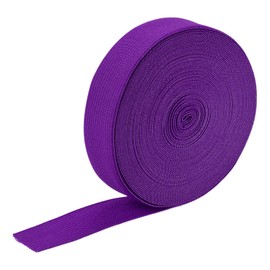 MECCANIXITY Elastic Bands for Sewing 1" 10 Yard Purple Knit Elastic Spool High Elasticity for Wigs, Waistband, Pants