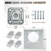 Recessed D Ring Tie Down Anchors 4 Pack (6,000 Lbs),
