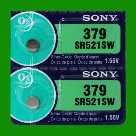Sony 379 SR521SW   Watch Battery - 2Pc