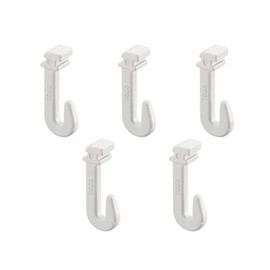 Do It Y ourself DIY PARTNER 5pcs TOSO W Hooks 15-A White Aftermarket Picture Rail