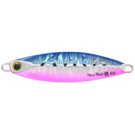 Palms SBS-60/MG-09 Metal Jig Lure, Zets Slow Blatt S, 2.1 oz (60 g), Blue Pink