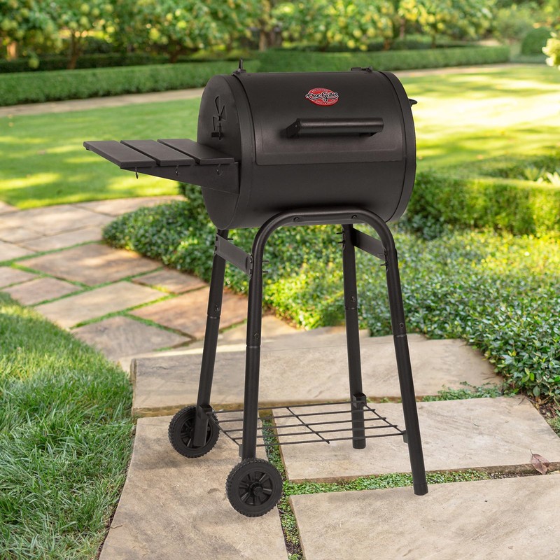 Char-Griller® Patio Pro Charcoal Grill and Smoker with Cast Iron
