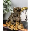 Ebros Gift Feng Shui Fortune Celestial Dragon Turtle Figurine Paperweight