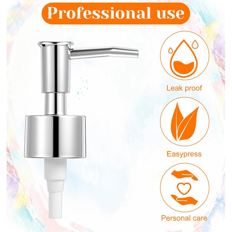Pack of 4 Soap Dispenser Pump Head, Soap Dispenser Replacement