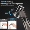 4Pcs Podiatrist Toenail Clippers for Thick & Ingrown Nails, Nail