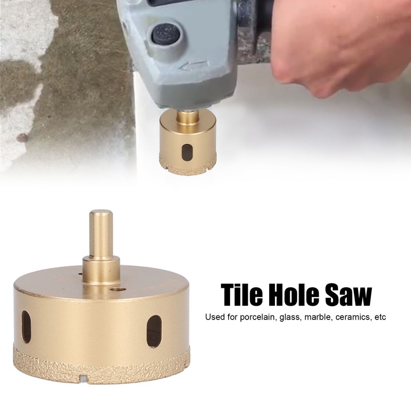 Diamond Hole Saw Carbon Steel Tile Holes Opener Drill Bit