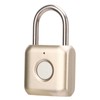 Fingerprint Padlock IPX2 Waterproof Smart Keyless Biometric Thumbprint Lock for