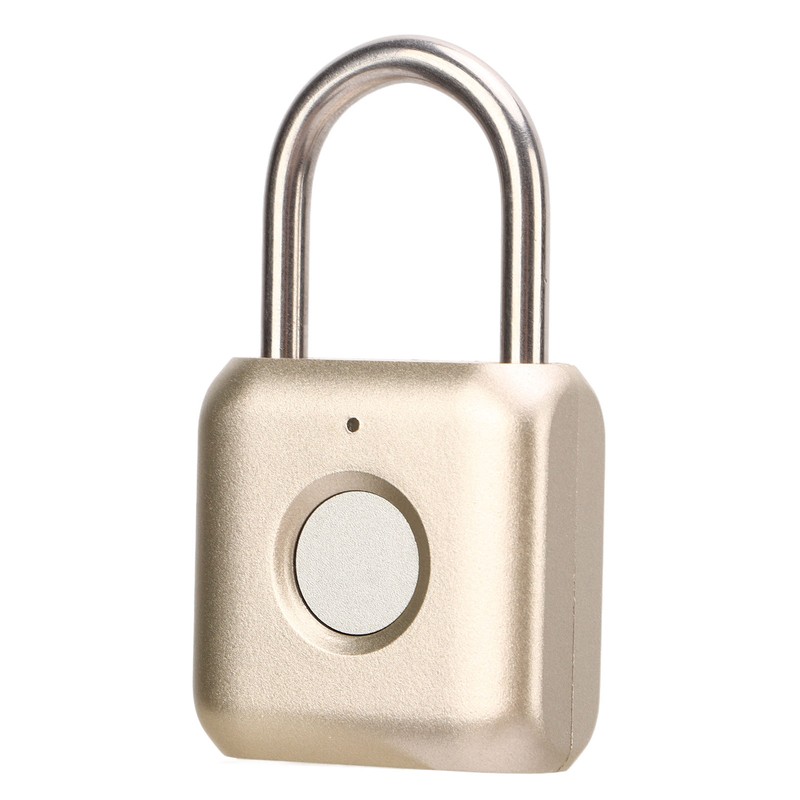 Fingerprint Padlock IPX2 Waterproof Smart Keyless Biometric Thumbprint Lock for