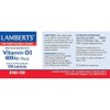 Lamberts Vitamin D3 400iu – 10µg Cholecalciferol for Bone &