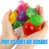 RosyFate Reusable Ice Cubes, Pack of 25 Ice Cubes, Plastic