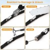 Emjollray E-Scooter Lock,E-Scooter Chain Lock with 2 Keys,2.62 ft Heavy