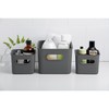 TATAY Set 4 Storage Boxes Baobab 1,5L Capacity, Polypropylene BPA