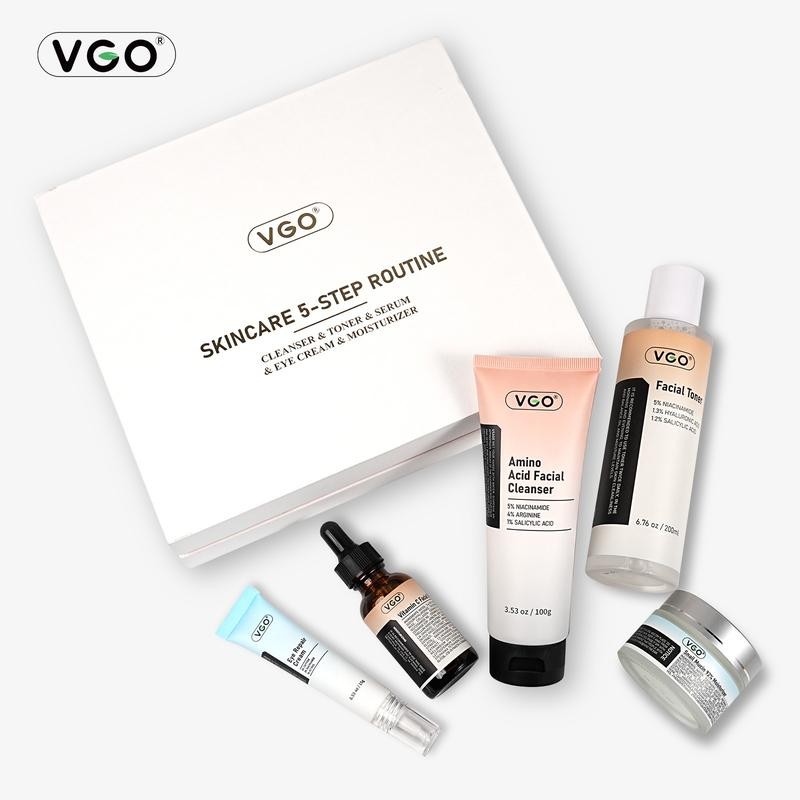 VGO Skincare Five-step Routine Daily care Repair Moisturizing lmproving skin