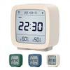 qingping Bluetooth Alarm Clock, Works with Mi Home, Smart Digital App Controlled Clock with Date, Time, Temperature, Humidity, Snooze, 16 Alarms and 8 Ringtones