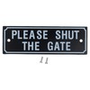 AB Tools Two Garden Gate Signs - 'Beware of Dog'