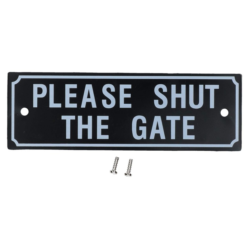 AB Tools Two Garden Gate Signs - 'Beware of Dog'