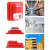QWORK Wired Emergency Sound and Light Fire Alarm Station, 12