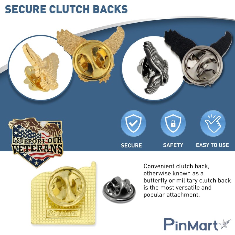 Gold Eagle Lapel Pin, 25 Pack