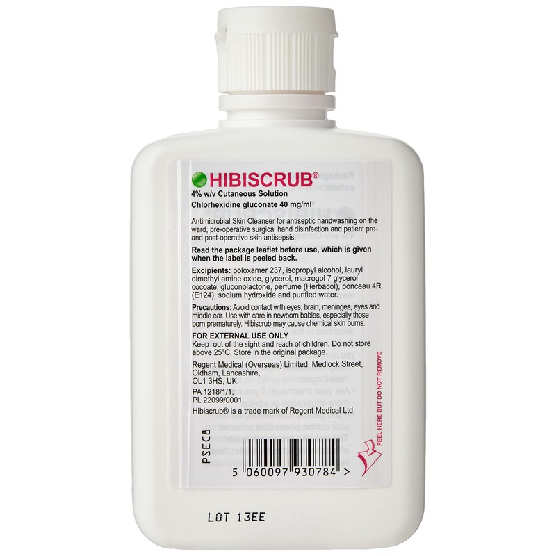 Hibiscrub Antimicrobial Skin Cleanser, 250 ml