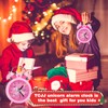 TCJJ Unicorn Alarm Clock for Girls - Non-Ticking, Quiet Bedside