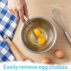 5 Pcs Egg Chalaza Removal Tools, Toothed Design Eggshell Fragment