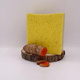 Turmeric Sea moss bar- Skin evening soap bar:_Turmeric Seamoss Bar XL  6ounces