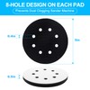 5 Packs 5 Inch Foam Sanding Pads, Flexibility & Durability,
