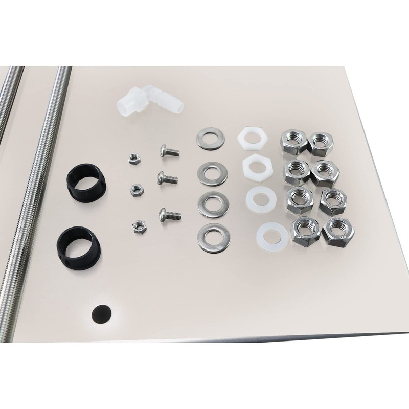 HKAUTOPART Complete Aluminum Battery Box Relocation Kits Compatible with Universal
