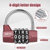 NBYT Letter Combination Padlock, Gym Changing Cabinet, School Wardrobe, Storage