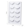 Minkissy 3 Sets Practice False Eyelashes Fake Fake Eyelashes Makeup