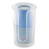 iDesign Paper & Plastic Disposable Cup Dispenser for Bathroom Countertops,