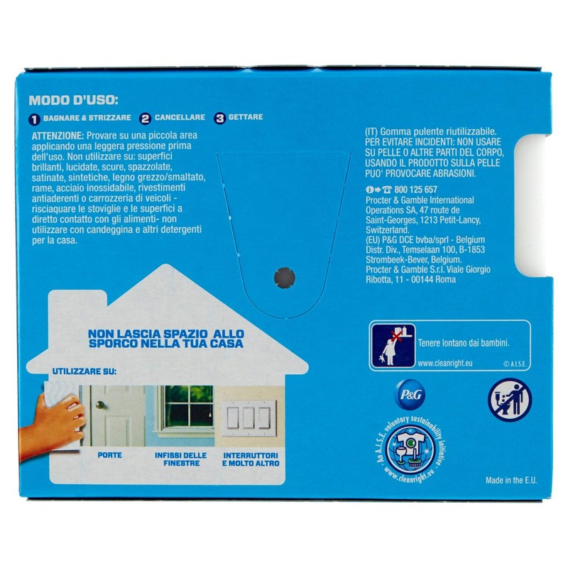 Mastro Lindo – The Magic Eraser, with Triple Layer –