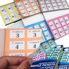 M&M PRIME 2 x Raffle tickets books 1-500 - cloakroom