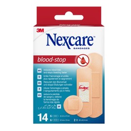 Nexcare Blood Stop Blutstillende Pflaster, assortiert, 14/Packung
