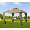 JANCANOPY 10X12 Replacement Gazebo Top for Eagle Brooke Gazebo Model