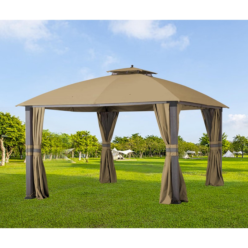 JANCANOPY 10X12 Replacement Gazebo Top for Eagle Brooke Gazebo Model