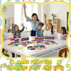 Sayglossy 36 Sets Fraction Tiles Set for Math Classroom Fractions