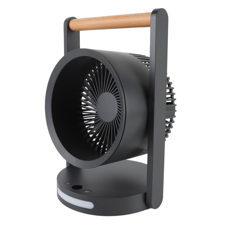 USB Desk Fan with Night Light 5 Speeds Quiet Portable