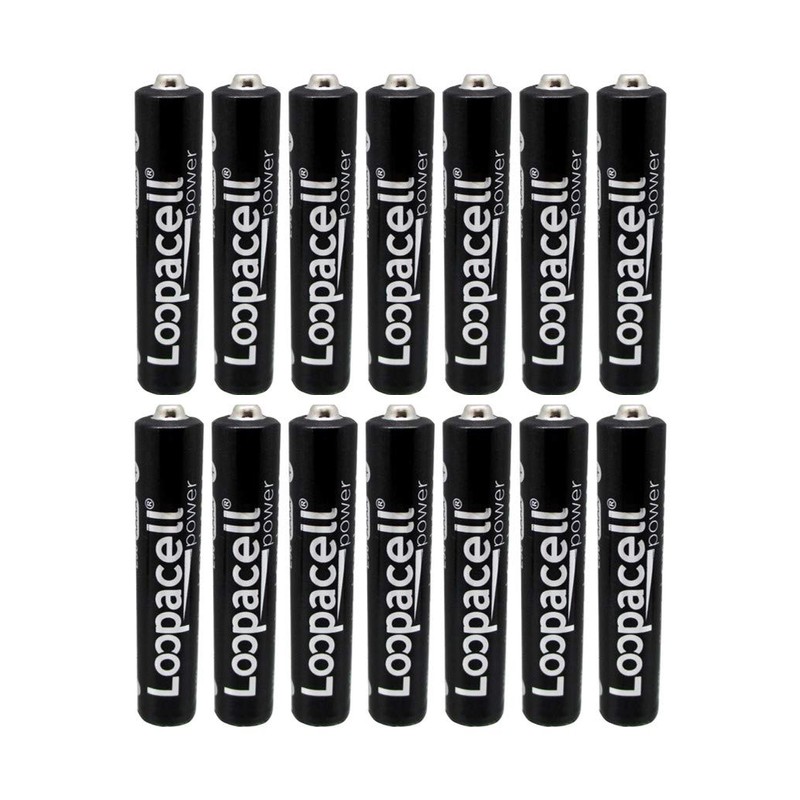 LOOPACELL 14 Pack of AAAA Alkaline Batteries. Fits Streamlight Flashlights
