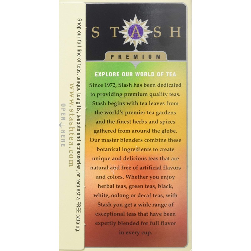 STASH TEA TEA GINGER ORANGE 18BG