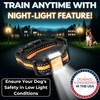 Dog Shock Collar with Remote, Unmatched 4-Mile Range, Night-Light Mode,