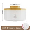 IOO6Z8SY 5 Compartments Rotating Pen Holder - 360° Design, PP