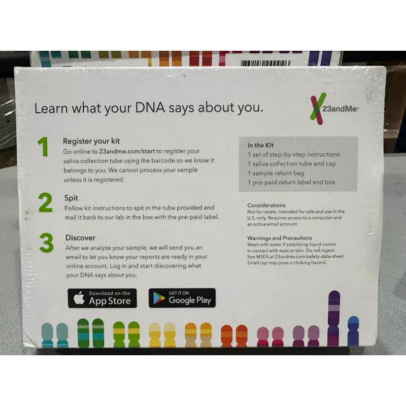 23andMe 23 And Me Ancestry Saliva Collection Kit READ
