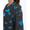 LOMON Scrub Jackets for Women Printed Scrub Tops Women Stretchy