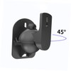 SHINEOFI 1 Pair Black Surround Sound Speaker Wall Mount Brackets