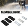 Snow Blower Impeller 3 Blade Alloy 1/4in Accessory Set Kit