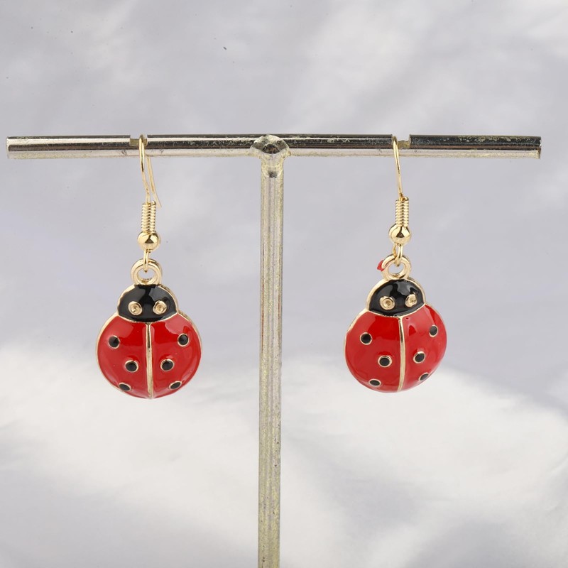 PLITI Ladybug Lover Gift Good Luck Ladybug Gift Red Ladybug