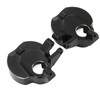 2Pcs RC Steering Knuckles Black Coated Brass Front Steering Knuckles